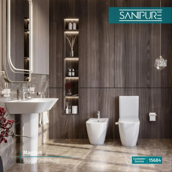 طقم ماجنوس سانبيور ( ابيض / برجامون )